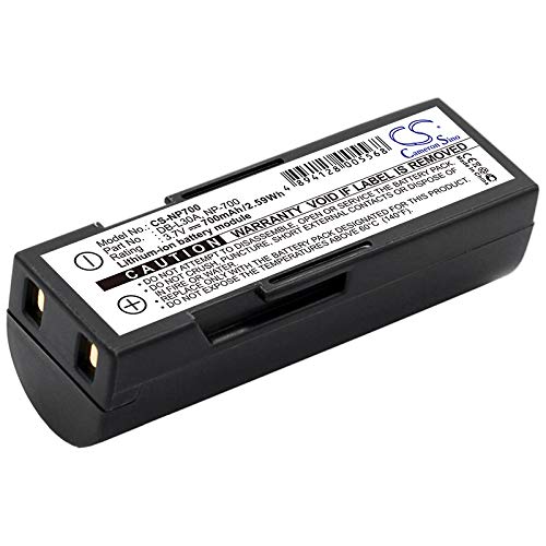 Cameron Sino Battery for MINOLTA DG-X50-K, DG-X50-R, DG-X50-S, DiMAGE X50, DiMAGE X60 P/N: NP-700 700mAh Li-ion