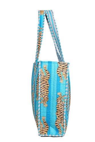 Bolsa tote de algodón estampada INDACORIFY miniatura 3