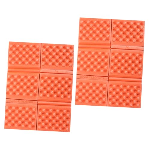balacoo 2pcs Portable Xpe Camping Cushion Inflatable Pad for Camping Hiking Beach Picnic Waterproof Lightweight