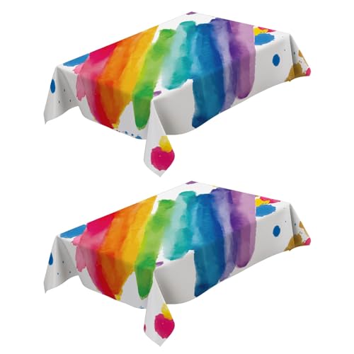 Nappe en polyester graffitis 140x140 anti tache facile d'entretien pour table 3D