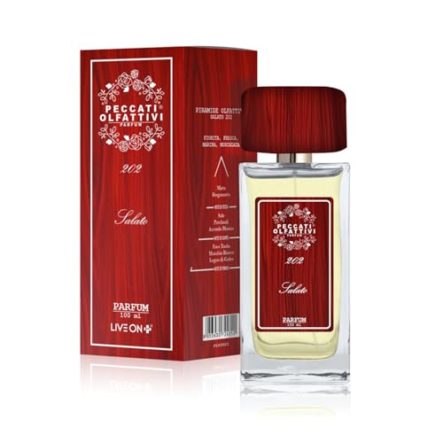 Peccati Olfattivi N.202 Profumo Unisex Equivalente Acqua di Sale - Dupe Profumo Unisex Persistente con 30% di Essenza Pura, Fragranza Simile All'Originale con Lunga Durata e Resistente 100 ml Parfum