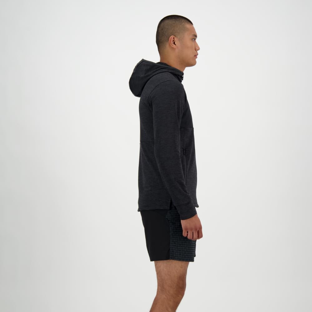 New Balance mens Heat Grid Hooded Full Zip - Image 3