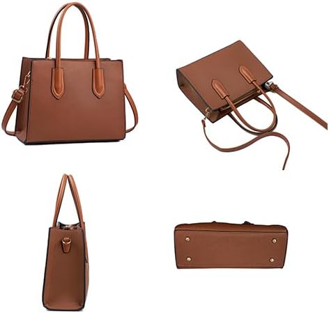 Miniatura 3 de Bolso de mano de piel sintética para mujer, bolsos impermeables con cremallera, bolsos de hombro medianos