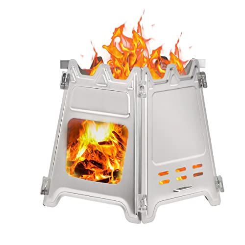 XiXiRan Camping Stove Wood Stove, Portable Hobo Oven, Camping Wood