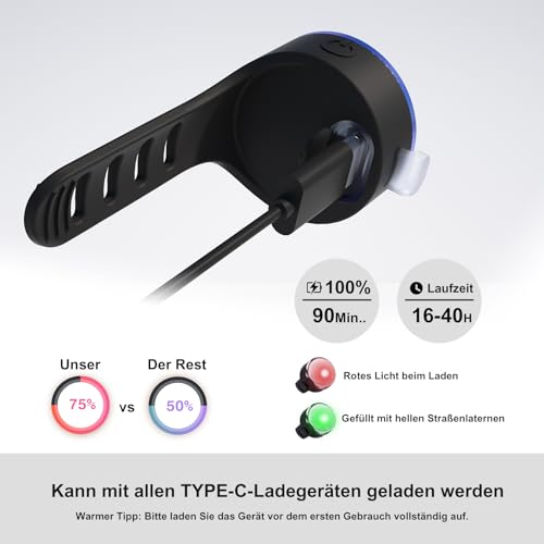 UMIONE PET LIGHT: Wasserdichtes Hundelicht, langlebig und ideal für Nachtspaziergänge (Blau, 1 Stück)
