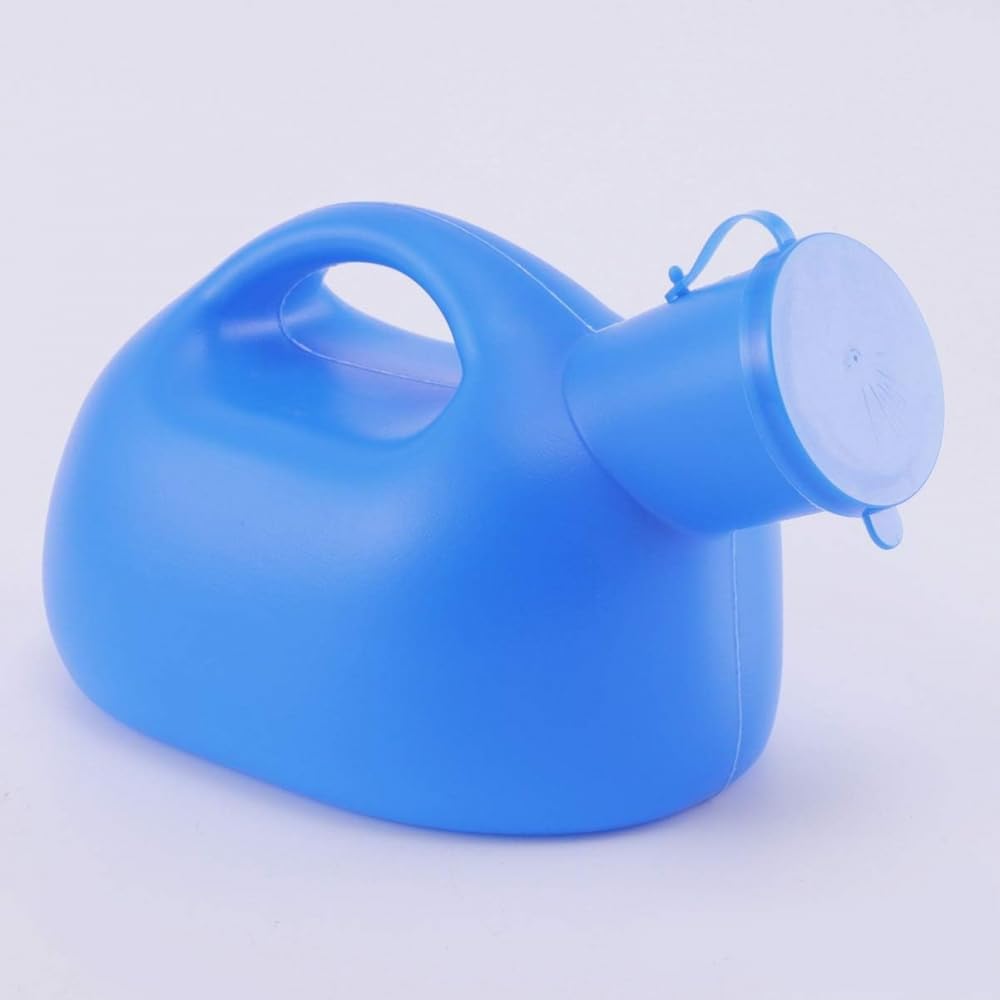 Urinoir Portable 2000 Ml Homme - Couvercle Anti-fuite - Idéal Nuit & Mobilité Réduite