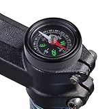  Sloane Mountainbike-Kompass - Robustes Fahrrad-Reitzubehör, Fahrrad-Headset-Kompass  Überlebenskompass, multifunktionales Outdoor-Navigationsgerät für Straßenfahrzeuge, Mountainbikes