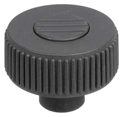 Knurled Wheel, M10, Int, 1.61, 2.48
