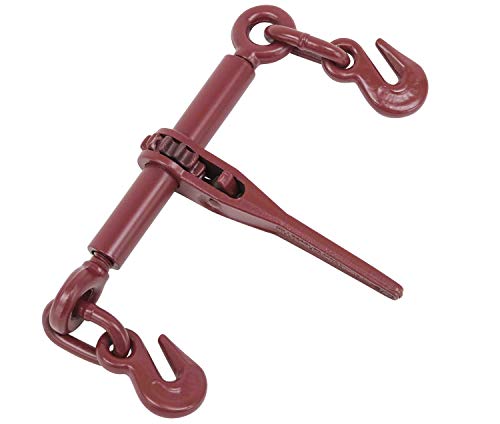 Mytee Products (2 Pack) Ratchet Chain Binder 1/4" - 5/16" Chain Binders Tie Down Hauling #TOP4