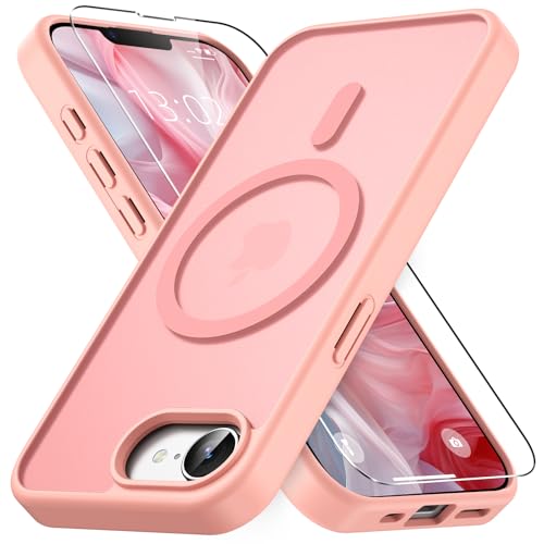 Coque iPhone 16/17 antichoc compatible MagSafe Vansdon protection antichute militaire rose