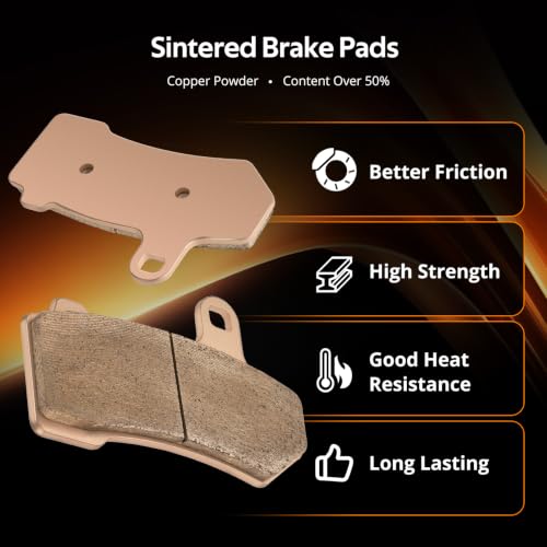 JAVIK Sintered Brake Pads for Harley 08-20