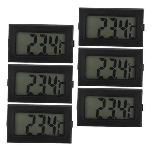 AKOOSY 6 Piezas Termómetro Digital con Pantalla LCD para Interior y Exterior Alta Precisión para Hogar Oficina Invernadero y Garaje