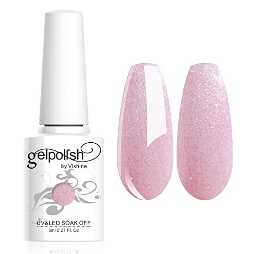 Vishine Brand Nail Varnish Gloss Polish 8ml Bottle UV Gel Polish Nail Manicure Lacquer #1326