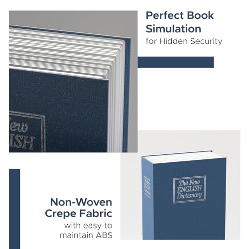 Image of Lifelong Book Safe Locker | Hidden Dictionary Safe Box for Cash, Jewellery & Documents | Secret Portable Locker for Home & Office | Secure Storage Box, Key Lock | Design Blends with Books (LLHSAB02)