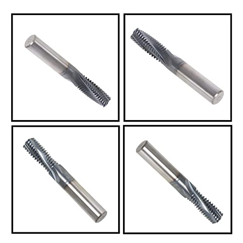 Image of waltyotur Carbide End Mill 5 /8-11 Inch Suitable for Aluminum Cutting Non-Ferrous Metal Up Cutting