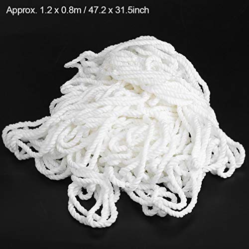 Rede de treinamento de futebol, 1,2 x 0,8 m Rede de meta de futebol de futebol de fibra de polipropi