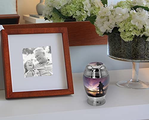 Image of Fishing Cremation Urns for Human Ashes Adult Male Decorative Urns for Ashes