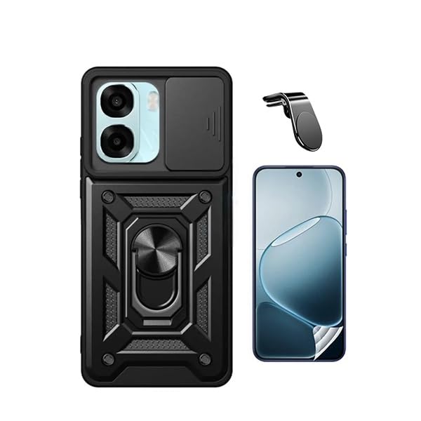 Funda anticaídas OPPO A76 4G con hidrogel contra arañazos de pantalla