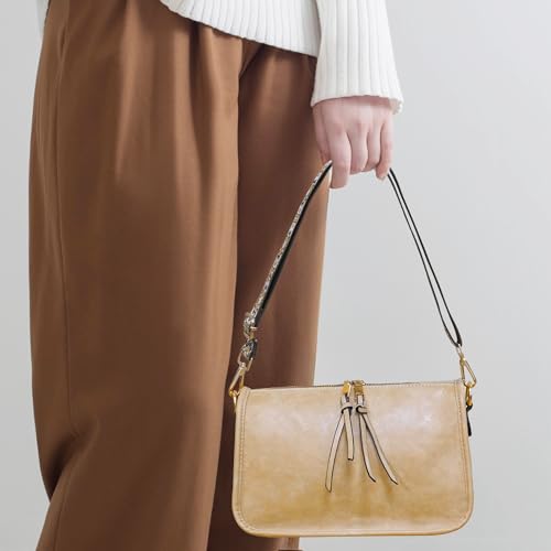 Image of Crossbody Bag for Women, Bohemian Vintage Purse with Wide Strap | Stylish Vegan Leather Design, Adjustable Shoulder Strap, Versatile for Daily Travel and Weekend, Ideal Gift Choice