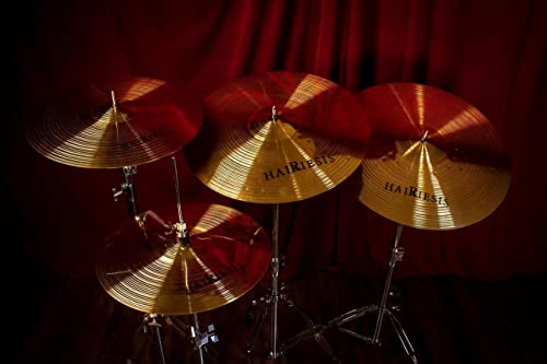 Hairiesis B-1 Cymbal Exquisite Alloy Cymbal Set 14 Inch/16 Inch/18 Inch/20 Inch 5 Pieces Drum Cymbal thumb #3