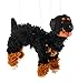 Rottweiler Dog Marionette Yarn Puppet