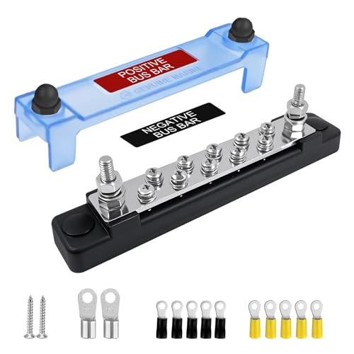 Bornier de batterie 12V LENKRAD avec bloc distribution 150A pour bateau et camping-car