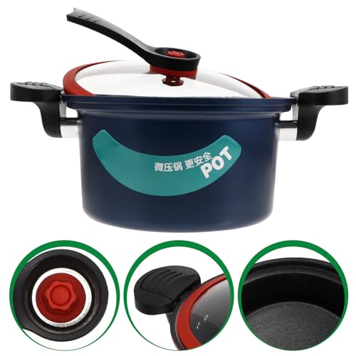 Cocotte à micro-pression 3,5l compatible induction en fer et verre - 8