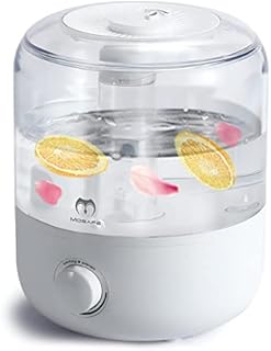Mosafe Humidifiers for Bedroom, 3L Cool Mist Ultrasonic Air Adjustable -360° Quiet Humidifier