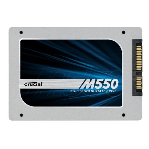 Crucial 2.5" 128GB M550 SSD SATA Drive 9.5mm - Disco Duro sólido (Azul, Gris, 2.5")