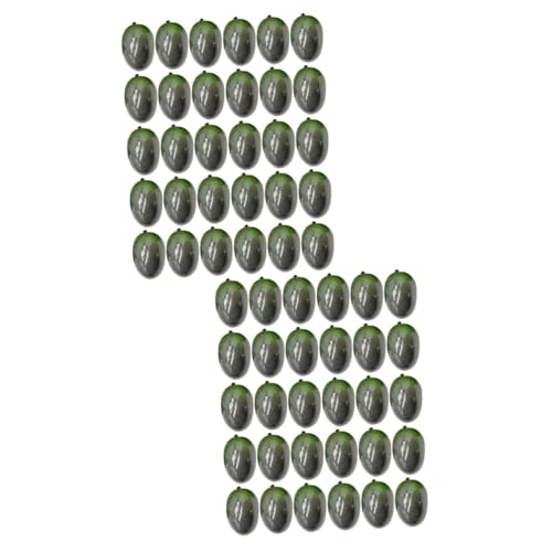 HOLIDYOYO 60piezas Decoración De Olivas Artificiales para Fotografía Adornos De Frutas Falsas para Hogar Cocina y Eventos