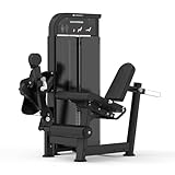Fitness Tech Máquina Selectorizada de Extensión de Cuádriceps Compact Series, Acero Reforzado, 151x103x152cm, Carga Máxima 120kg, Profesional, Tapizado en Cuero Sintético