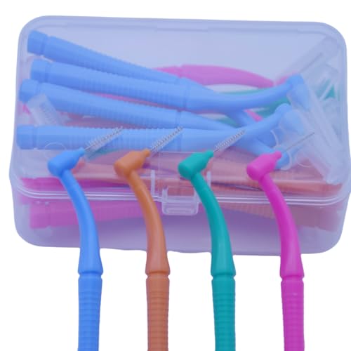 近位ブラシ、歯茎間ブラシ、L角再利用可能デンタルクリーナーブラシ、使い捨て口腔歯科衛生ブラシ、歯科用爪楊枝フロス、歯磨きツール(カラーミキシング、ノーマル)