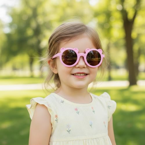Image of SYGA Kids Goggles, UV Protection Eyewears with Round Shape Monkey Style, Suitable for Age 3 to 8 Years