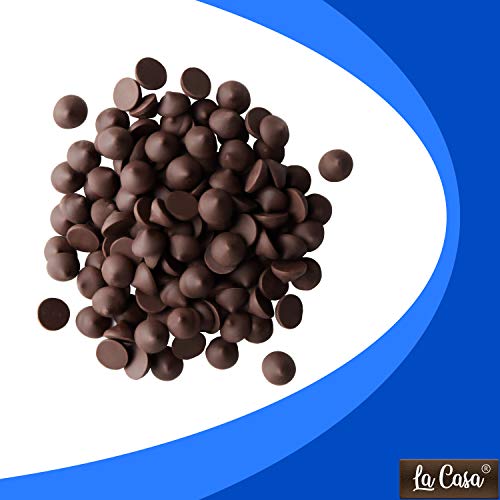 Image of La Casa Milk+Dark Chocolate Chips | Ideal for Baking & Garnishing | 2x100g |