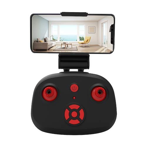 HaiMa Kf608 2.4Ghz Wireless Remote Control Mini Rc Quadcopter Drone Giocattolo - Nero 720P Con 1 Batteria