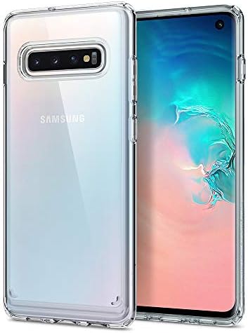 Spigen Ultra Hybrid for Samsung Galaxy S10 Case, Transparent Galaxy S10 Back Cover (2019) - TPU+Poly Carbonate｜Crystal Clear