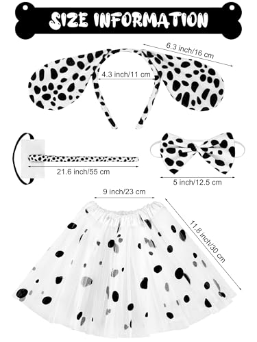 Disfraz completo Dalmatian para niñas y toddlers miniatura 2