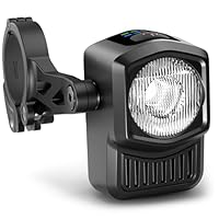 BÜCHEL Fahrradlicht Set - USB-C Fahrrad Lichter LED Set mit 8h Leuchtdauer & Kontrollanzeige - StVZO-Konformes Fahrradbeleuchtung Set - Werkzeugfreie Montage (LED Frontlicht, Optical Akku, 30-60 Lux)