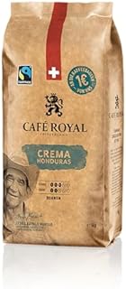 Café Royal Honduras Crema ziarna kawy 1 kg - Fairtrade - Intensity 3/5 - 100% Arabica z Hondurasu