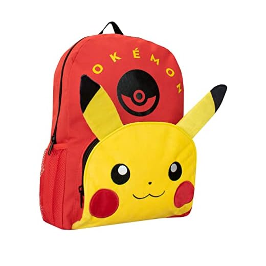 Pokemon Kids Backpack Red Pikachu