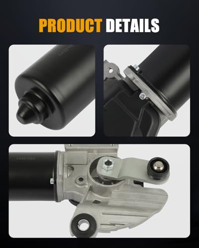 Image of ROADFAR Front Windshield Wiper Motor Fit for Nissan for Altima 2007-2012 | For Nissan For Altima 2007-2012|For Nissan For Maxima 2009-2014|Replace 28800-9N00A|28800-JA000|28800-JB100|4 Pins
