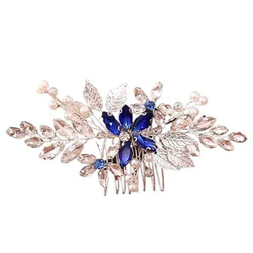 Peigne à cheveux de mariage pour femmes avec perles accessoires mariée strass