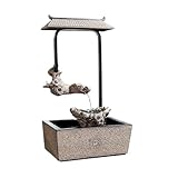 卓上の噴水 樹脂製ドラゴンの小さな噴水循環水装飾装飾品レジャーリラクゼーション デスクトップ噴水