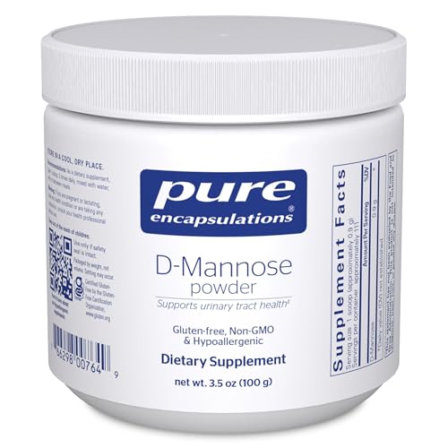Pure Encapsulations D-Mannose Powder - for Urinary Tract Support - Urinary Tract Support & Bladder Health* - Easy Dissolve Powder - Non-GMO & Vegan - 3.5 oz