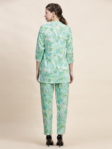 Image of Truvon Fashions Women's Co-Ords Set, Kurta and Pant Set