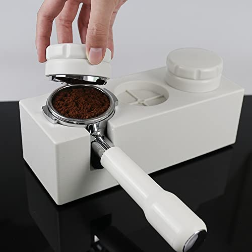 SDFGH 5 8mm Máquina de café de acero inoxidable Soporte de filtro sin fondo Mango for accesorios profesionales (Size… - Imagen 5