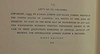 Let's go to Colombia, (Judson guides to Latin America) B0007DZB4U Book Cover