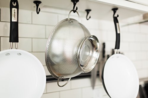 Colander Pro passoire en acier inoxydable grand récipient perforé pour évier