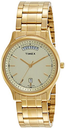 Timex Analog Gold Dial Men's Watch-TW0TG5908