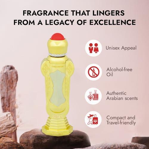 Al Haramain Sultan 12ml Perfume Oil | Luxury Unisex Arabic Attar | Long-Lasting Alcohol-Free Concentrated Perfume | Premium Floral Fruity Woody Fragrance for Women | Elegant Travel-Friendly Bottle - Image 7